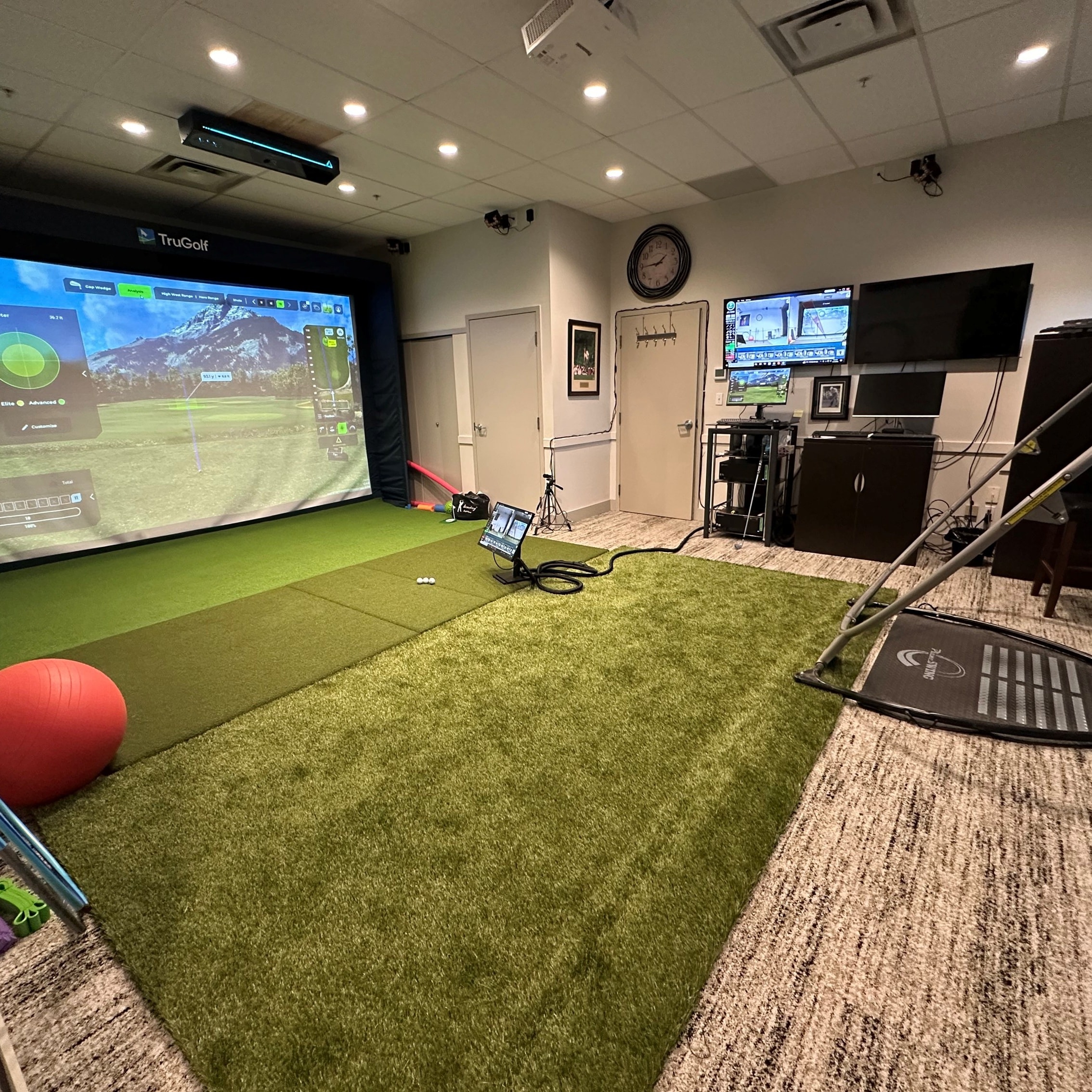 3D swing analysis session